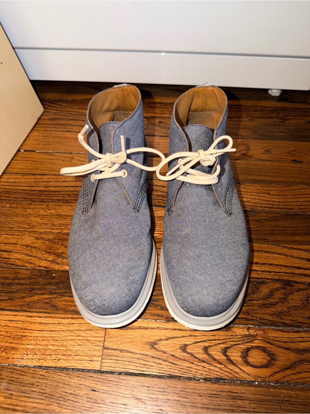 Dr. Martens Cabrillo Desert Chukka Boots Blue Chambray Men’s US 12